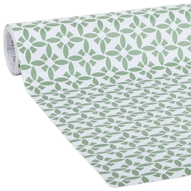EasyLiner Brand Contact Paper Adhesive Shelf Liner, Fern Starburst, 20 in. x 15 ft. Roll