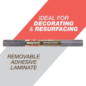 EasyLiner Removable Adhesive Shelf Liner Shelf Liner, Soapstone 20" x 15' Roll