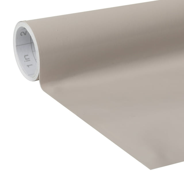 EasyLiner Brand Contact Paper Adhesive Shelf Liner, Taupe, 18 in. x 9