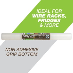 Clear Classic EasyLiner Shelf Liner, Clear 20" x 4' Roll