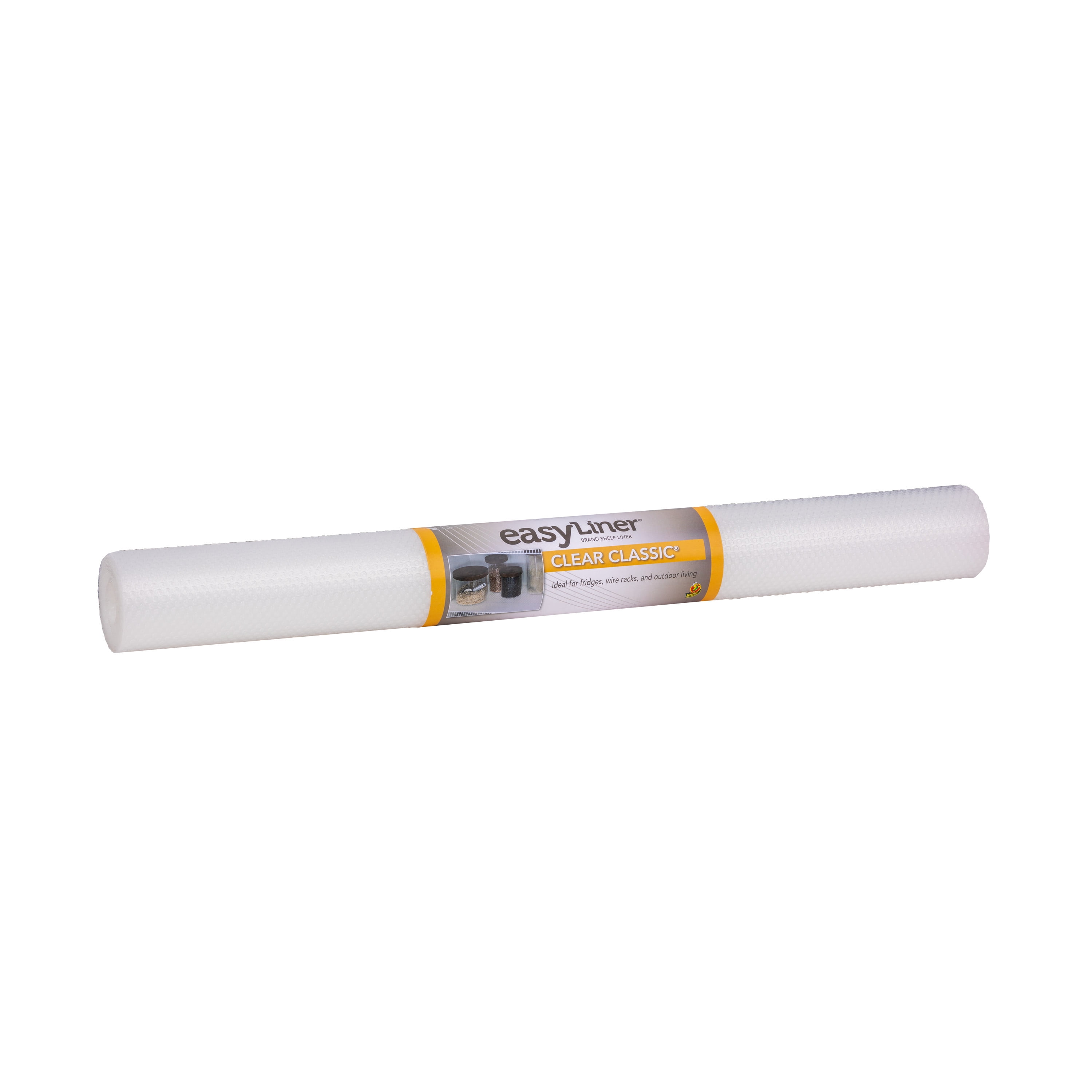 Clear Non-Adhesive Textured Shelf Liner, 24 in. x 10 ft.