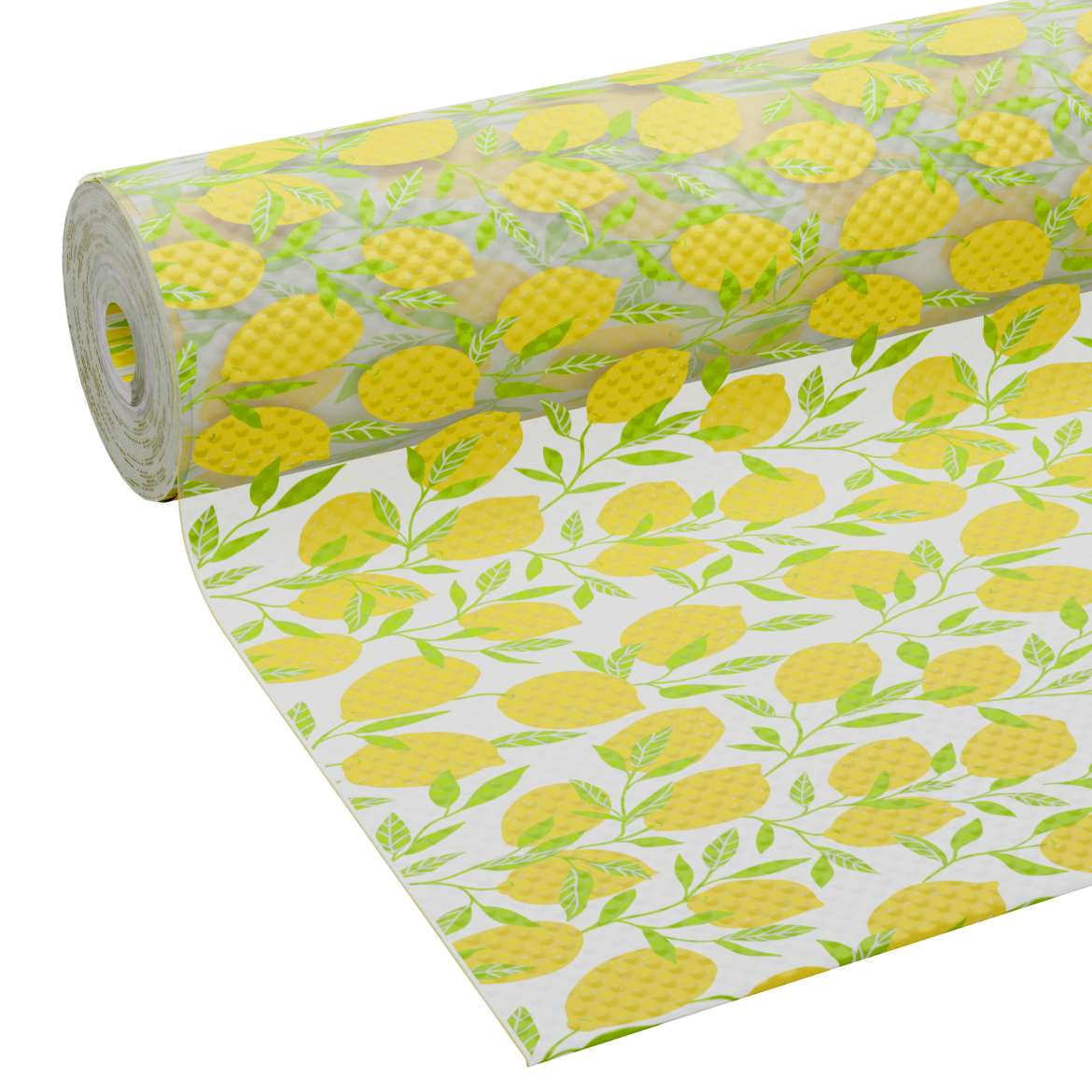 EasyLiner Clear Classic Shelf Liner, Yellow Lemon, 20 in. x 12 ft. Roll