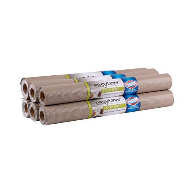 EasyLiner with Clorox Solid Grip Shelf Liner Easy to Cut & Install