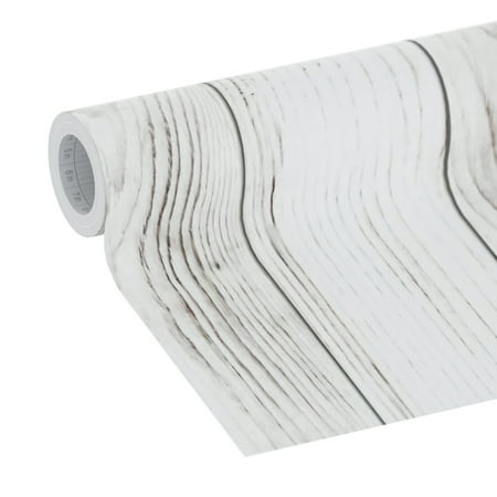 EasyLiner Premium Removable Adhesive Peel & Stick Wallpaper, White Beadboard, 20 in. x 18 Foot