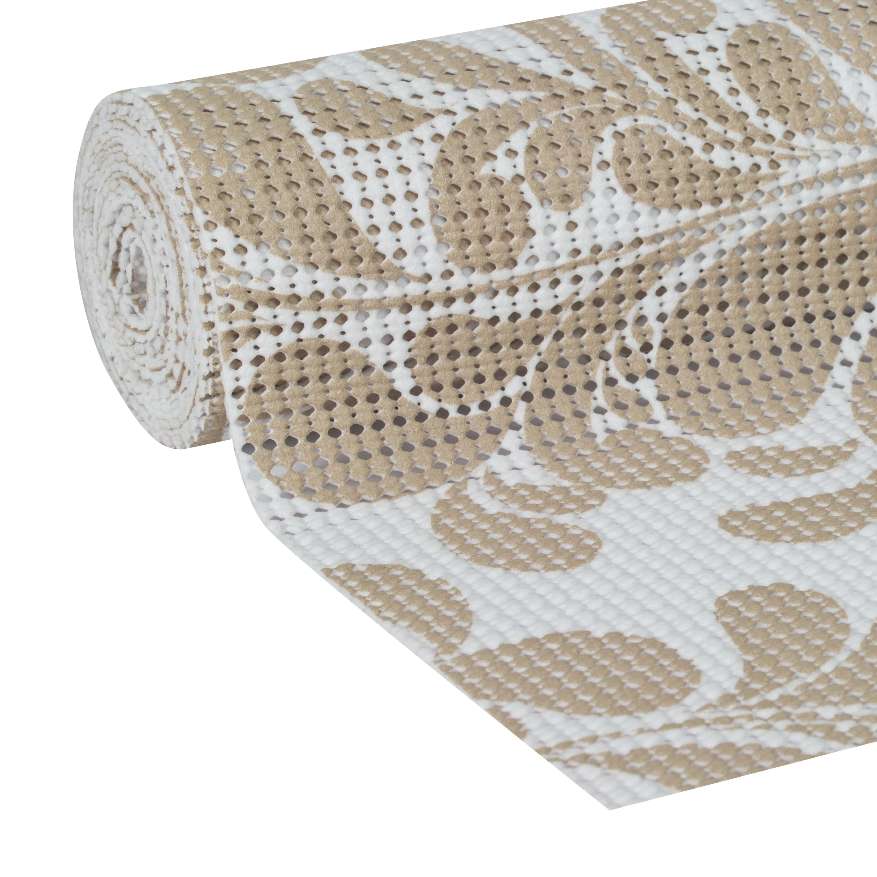 Grip Liner 12 in. x 5 ft. Taupe Non-Adhesive Grip Drawer and Shelf Liner (6-Rolls)