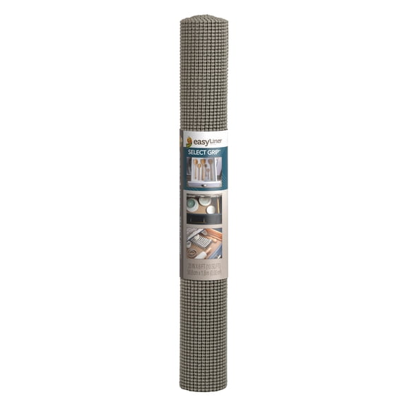 Select Grip EasyLiner Shelf Liner, Light Gray 20" x 6' Roll