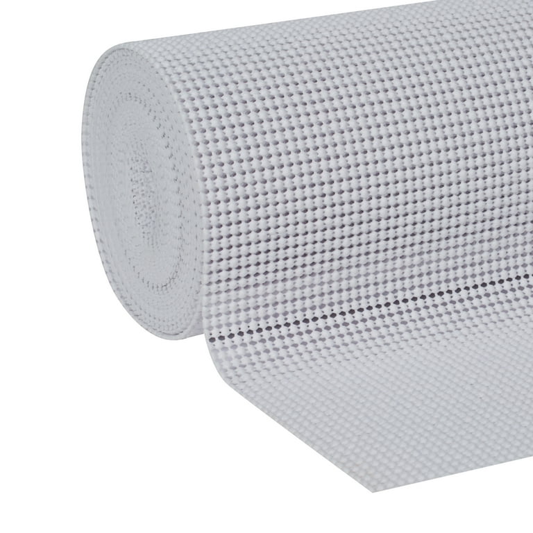 Grip Liner 20 in. x 5 ft. Solid White Non-Adhesive Grip Drawer and Shelf  Liner (6 Rolls)