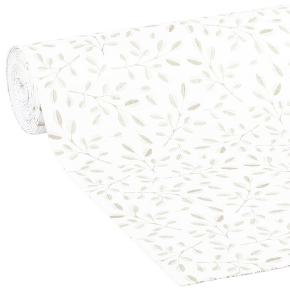 EasyLiner Smooth Top Shelf Liner, Taupe Buds, 20 in. x 6 ft. Roll