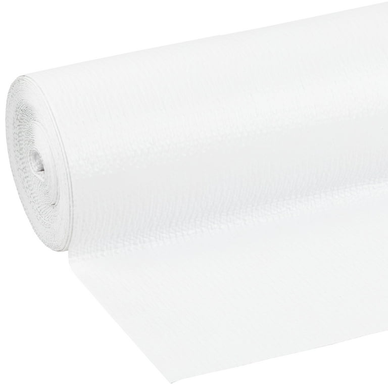 Duck Brand Smooth Top Easy Liner Non-Adhesive Shelf Liner, White, 20-Inch x  24-Foot Roll and 12-Inch x 20-Foot Roll 