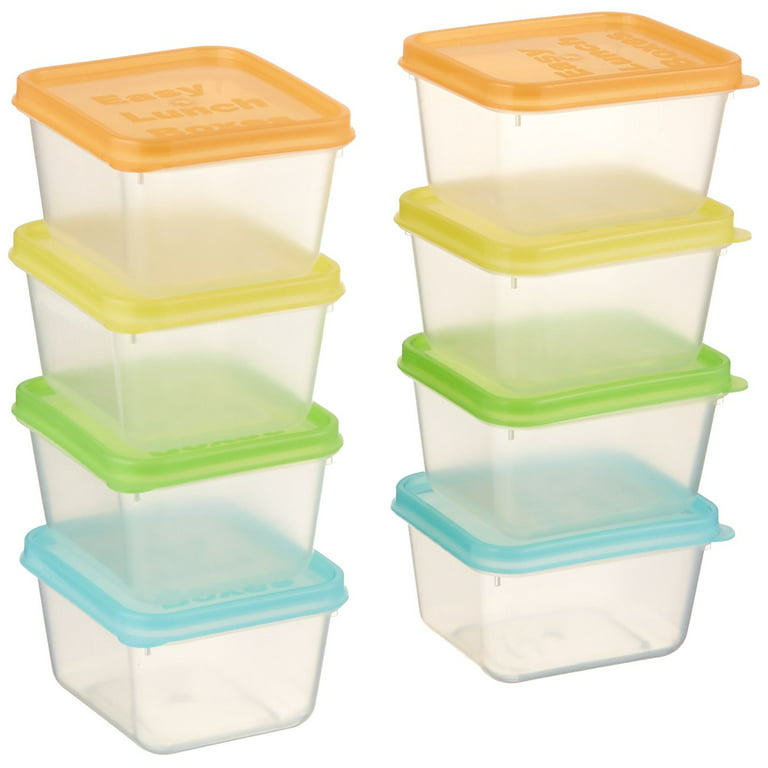 EasyLunchboxes Set of 8 Leak-Resistant Mini Dippers Small Dip Containers