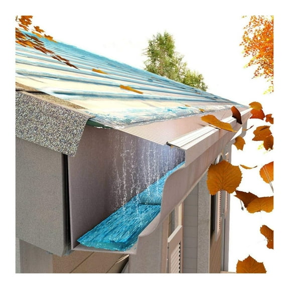 EasyOn Stainless Steel 36' Gutterguard - Fits 5" Gutters