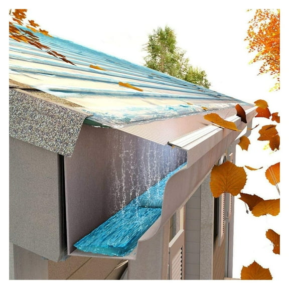 EasyOn Stainless Steel 36' Gutterguard - Fits 5" Gutters