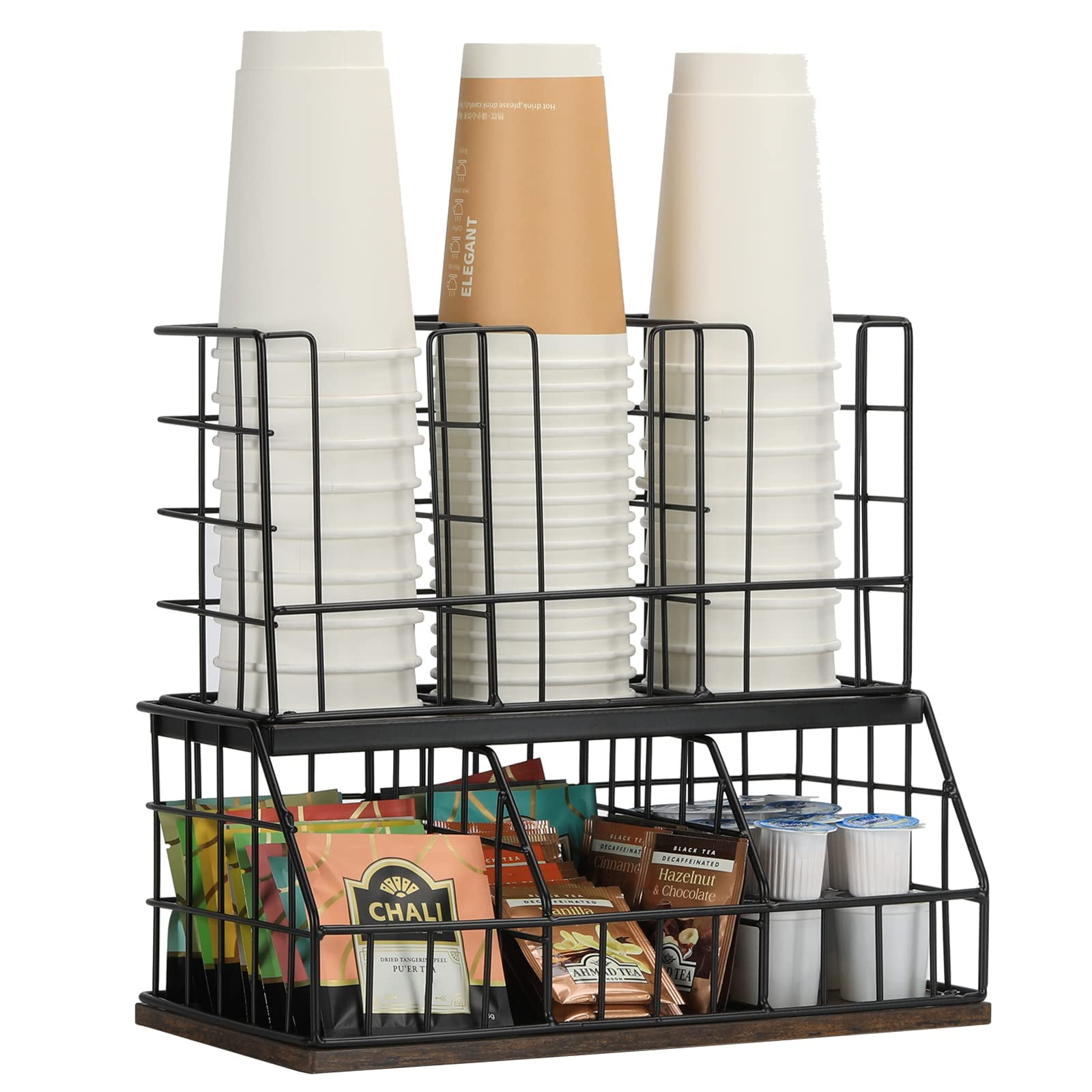 EasyPAG Coffee Station Organizer, Coffee Bar Accessories Station ...