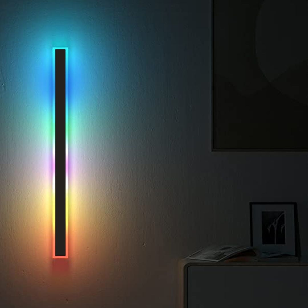 EasyParner 40inch RGB Outdoor Modern Long LED Wall Light