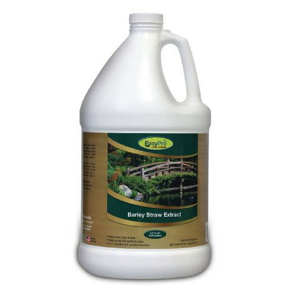EasyPro BSE128 Liquid Barley Extract - Natural Formula Derived from Barley Straw Keeps Water Clean and Clear - Easier to Use Than Pellets or Bales - Safe for Use with Wildlife and