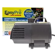 EasyPro EP1050 Submersible Mag Drive Pond Pump, Max Flow 1050 Gallons-Per-Hour