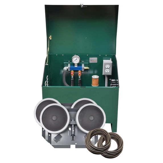EasyPro PA50D Sentinel Deluxe Pond Aeration System/Complete PA50W System with Cabinet / 1/4 hp Kit with 2 QS2 Dual Diffusers / 200' Quick Sink Tubing / 115 Volts