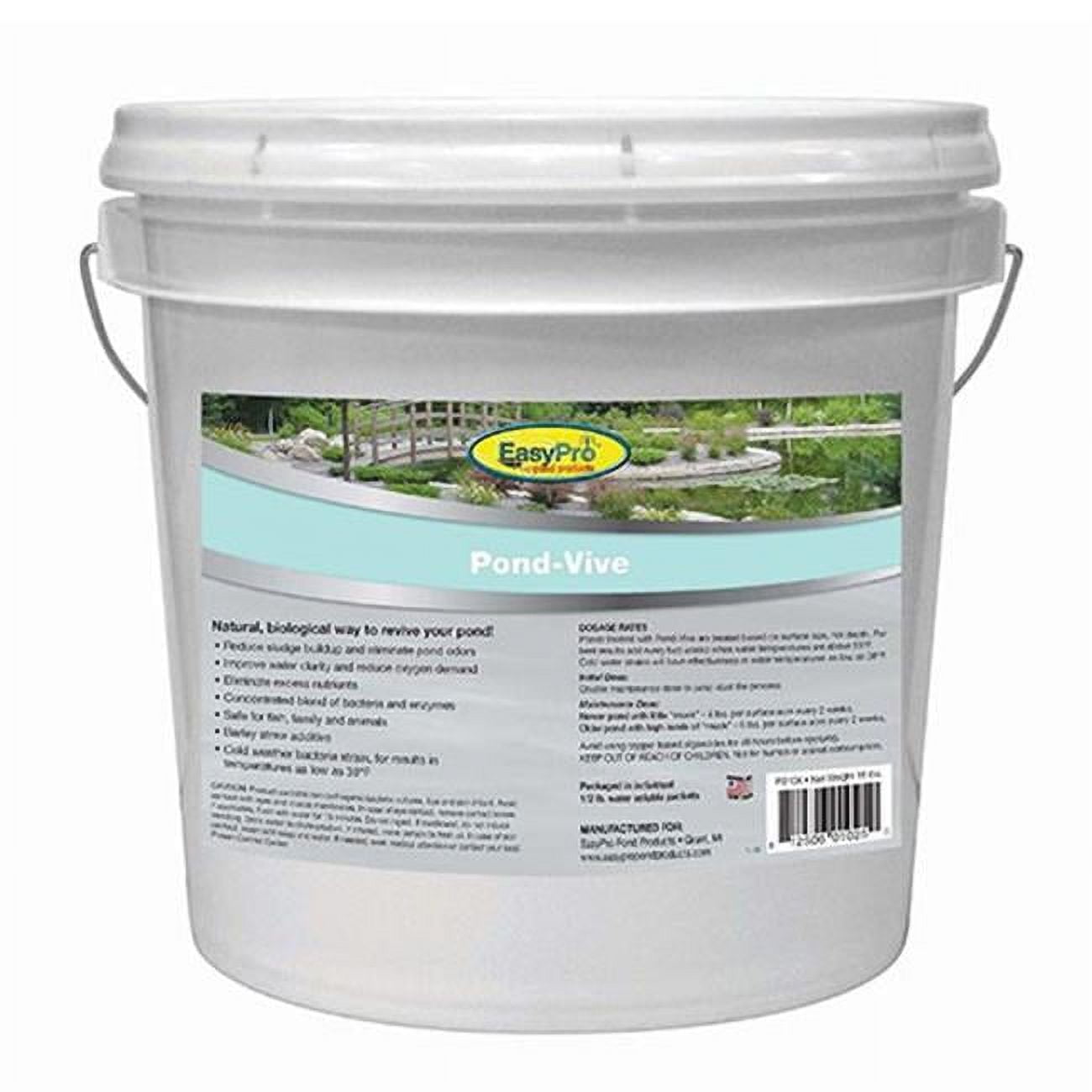 EasyPro Pond-Vive Bacteria 10 lb Pail with Water Soluble Packs