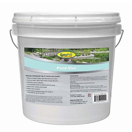 EasyPro PB10X Pond-Vive Bacteria - 10 lbs Pail - 8 oz Water Soluble Packs - 20 Count
