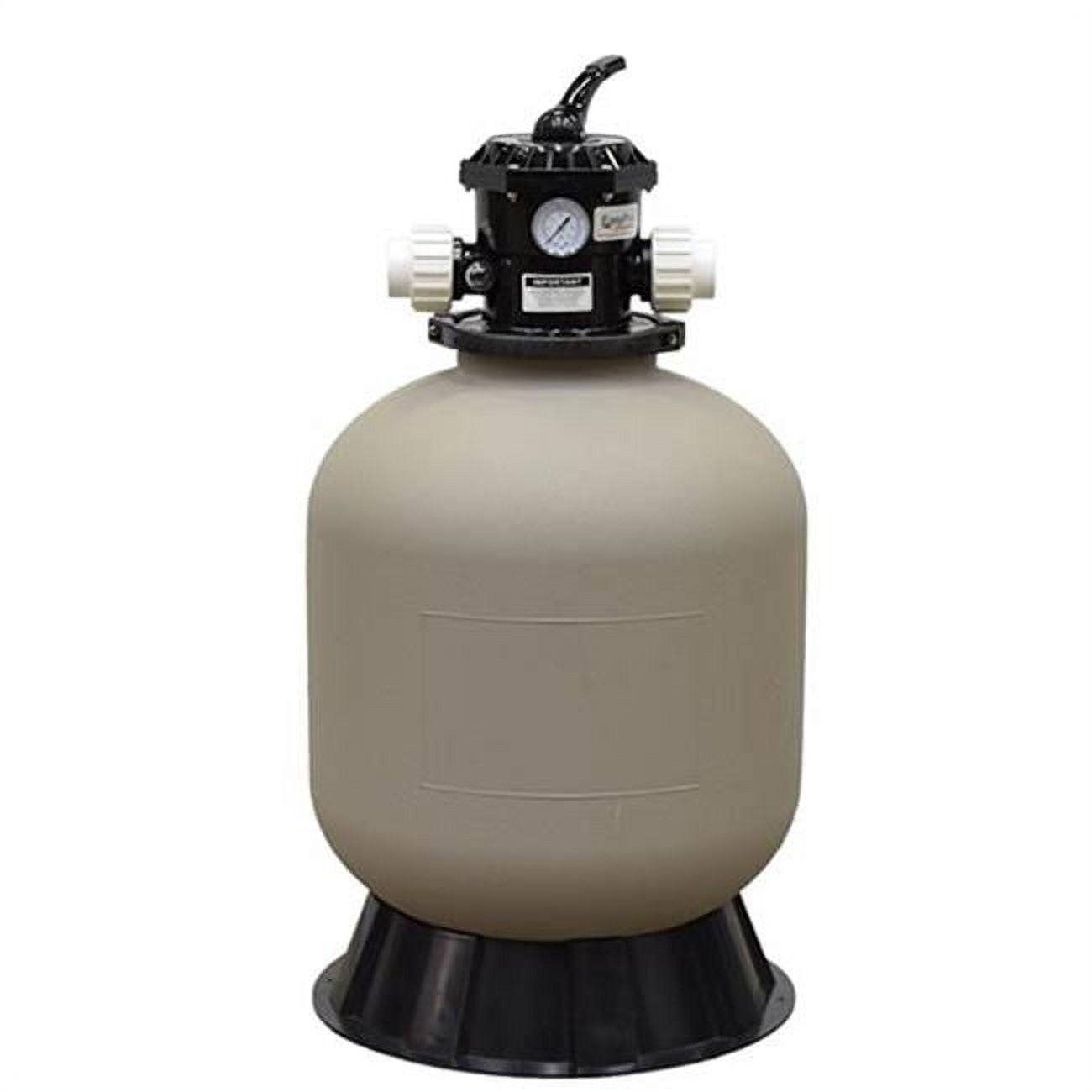 Beige Polyethylene 6000 Gallon Pressurized Bead Filter