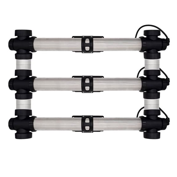 EasyPro PCU225W PRO-Clear UV Ultra Stainless Steel UV Clarifier / 225 Watt/Max. Flow Rate: 9000 GPH/Max. Pond: 24,000 Gallons