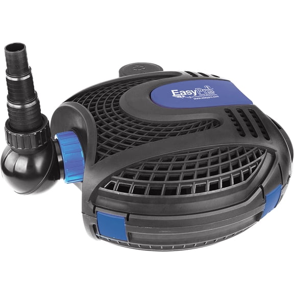 EasyPro Pond Products EPS1300 Eco-Clear Submersible Pond Pump Provides Maximum Power and Energy Efficiency. Maximum 1400 GPH. Oil Free - Epoxy Sealed Motor - 30 Power Cord Included