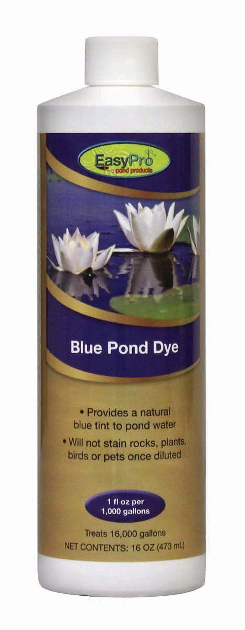 EasyPro Pond Products PD16 MMF7 Concentrated Blue Pond Dye for Water