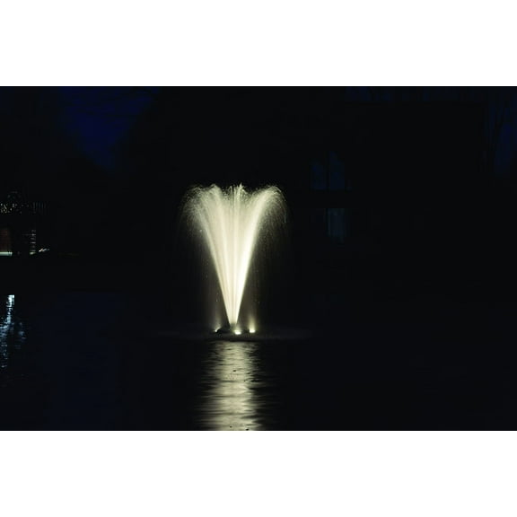 EasyPro RGB3-100 AquaShine Brilliant Three Light Color Changing LED Fountain Light Kit / 2-17 Watts/Digital Timer & Remote/for AquaShine Fountains Upto 3/4hp / 100' Power Cord