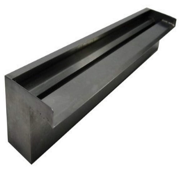 EasyPro SSS635 Vianti Falls Stainless Steel Waterfall Spillway / 35.5" Wide - 6" Lip