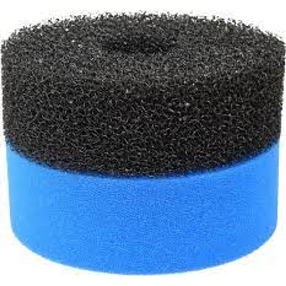 EasyPro Universal Replacement Foam Pond Filter Pads - Blue Black 2 Pack - 8.5 Inch Diameter