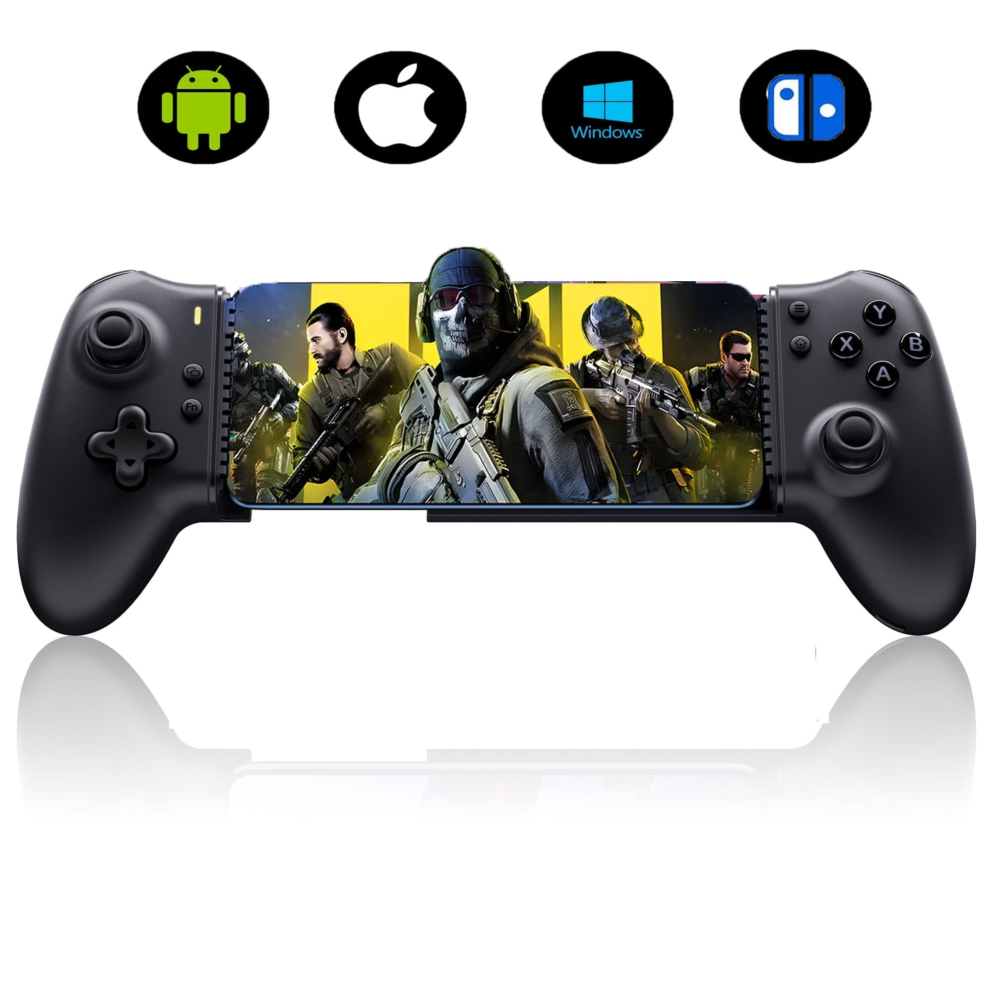 EasySMX Bluetooth Wireless Mobile Gaming Controller for iPhone,Android,Switch,PC, Support Xbox Cloud Gaming,Steam Link,Minecraft/Fortnite/Call of Duty