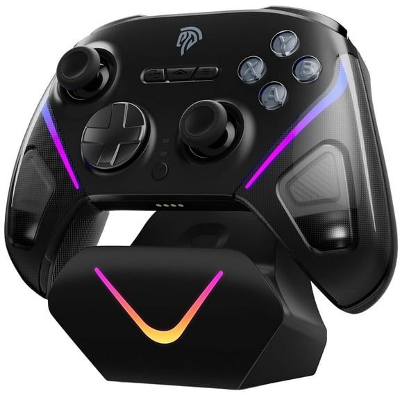 EasySMX D10 Wireless Controller w/ Charging Dock, Hall Effect Sticks, 1000Hz for PC/Switch/Android/iOS