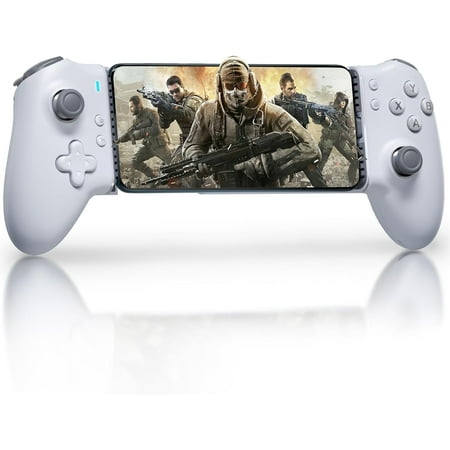 EasySMX M15 Mobile Gaming Controller for Android & iPhone 15 Series, Hall-Effect Joysticks, Mechanical Buttons, Adjustable Type-C Port, Telescopic Design for Compatible Mobile Games