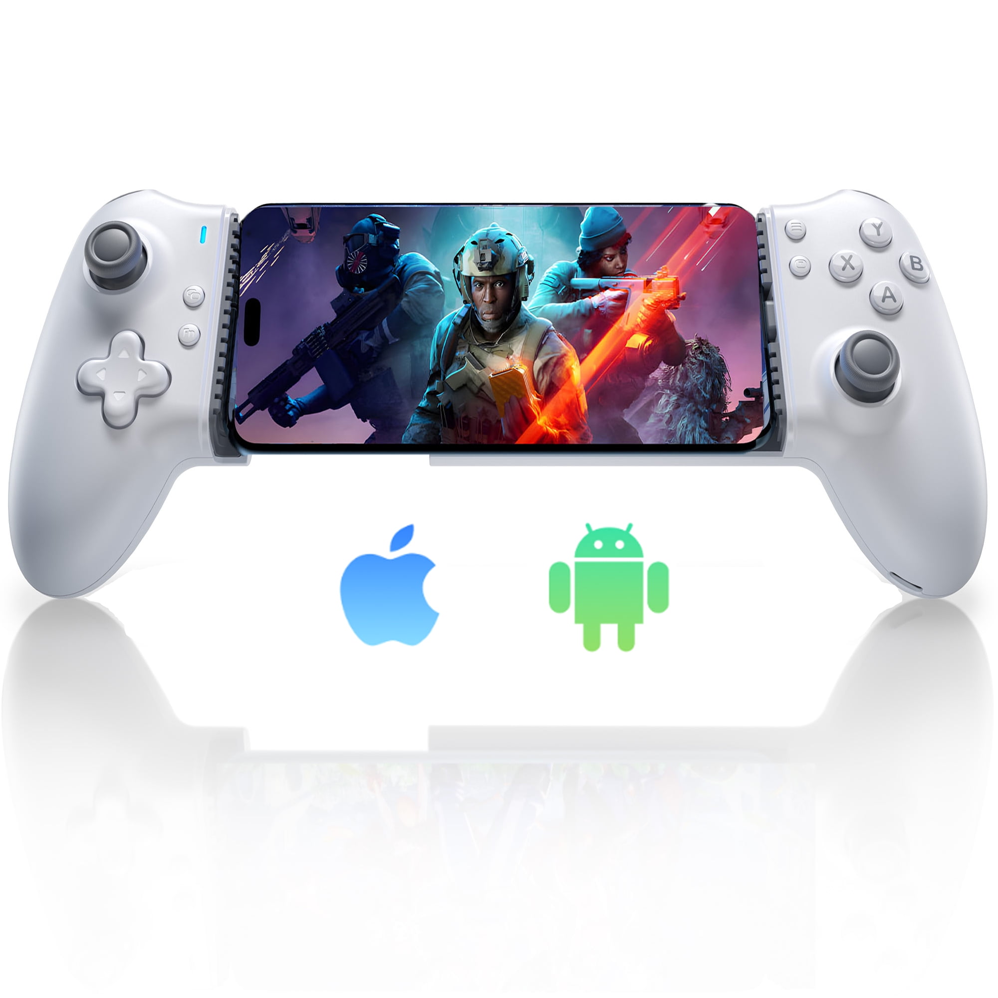 EasySMX Mobile Gaming Controller for Android and iPhone 15/16 Series(USB-C), Phone Controller with Mechanical Keys, Hall Joysticks, Support Xbox Game Pass,Cloud Gaming,Call of Duty