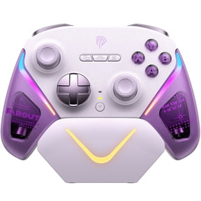 EasySMX D10 PC Controller with Charging Dock/TMR Joysticks/Dual-Mode Triggers/Motion Control, Wireless Gaming Controller for PC,iOS,Android,Switch,Steam