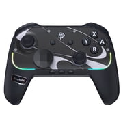 EasySMX S10 Gaming Controller for SW2, TMR Joysticks, Mechanical ABXY Buttons, HD Vibration, RGB Lighting, BT & Wired, for PC and Mobile Devices