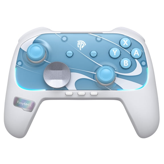 EasySMX S10 Wireless Game Controller with Tmr Joysticks, Mechanical Abxy Buttons, Bluetooth and Wired Connectivity for Switch 2, Switch, Pc and Ios