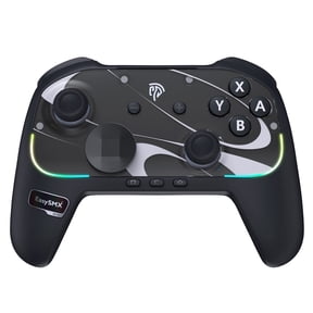 EasySMX S10 Gaming Controller for SW2, TMR Joysticks, Mechanical ABXY Buttons, HD Vibration, RGB Lighting, BT & Wired, for PC and Mobile Devices