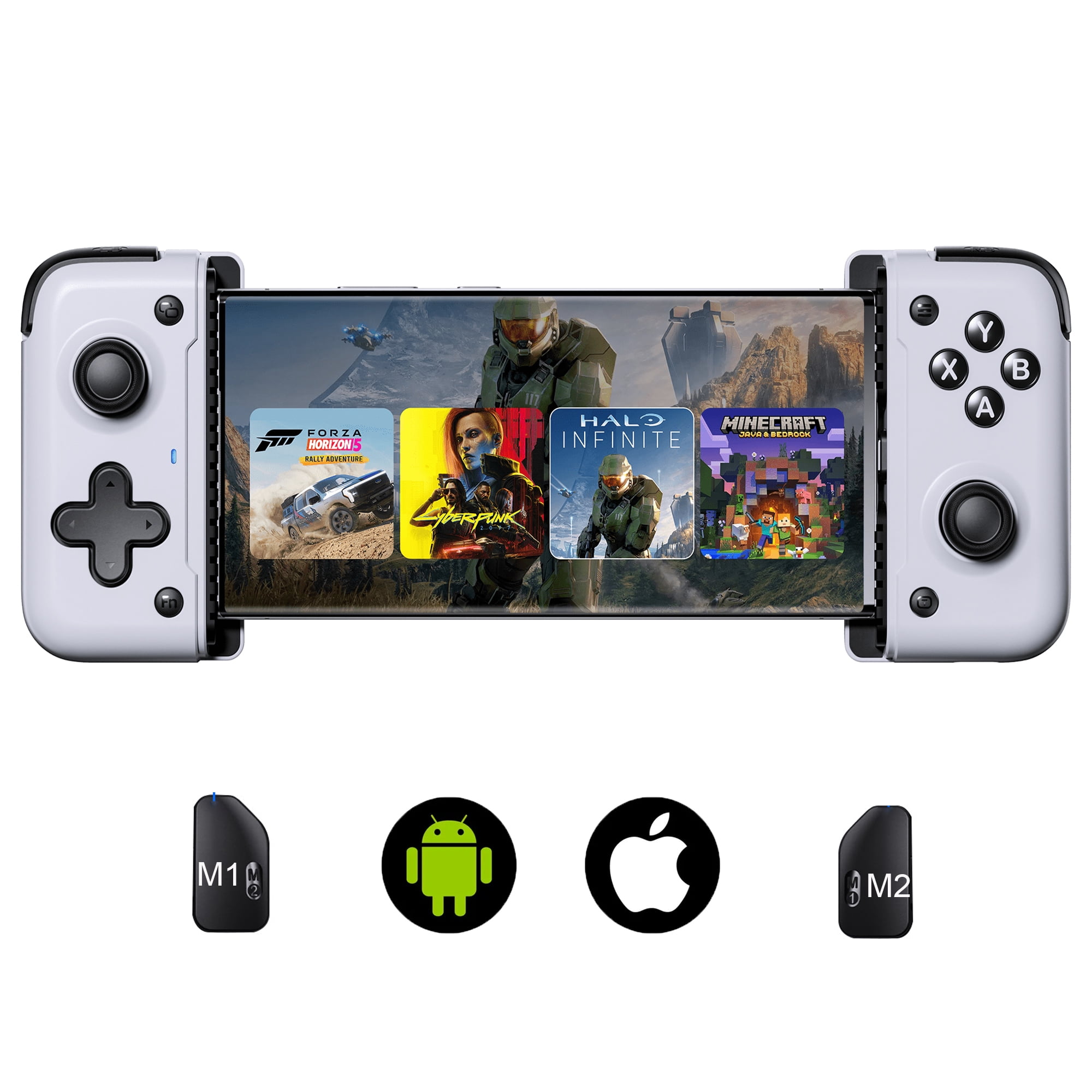 EasySMX USB-C Mobile Gaming Controller for iPhone 15/16 Series and Android Phone, with Hall Trigger for Xbox Game Pass,Cloud Gaming,Plug & Play