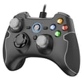 thumbnail image 1 of EasySMX Wired PC Steam Game Controller Gamepad Joysticks Dual Shock for Windows/ Android/ PS3/ TV Box/Tesla, ESM-9100,Black Gray, 1 of 9