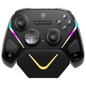 EasySMX D10 Wireless Gaming Controller for PC/Android/iOS/Switch/Steam, with Charging Dock,Dual-Mode Triggers,TMR Joysticks,6-Axis Gyro,Remapping Buttons