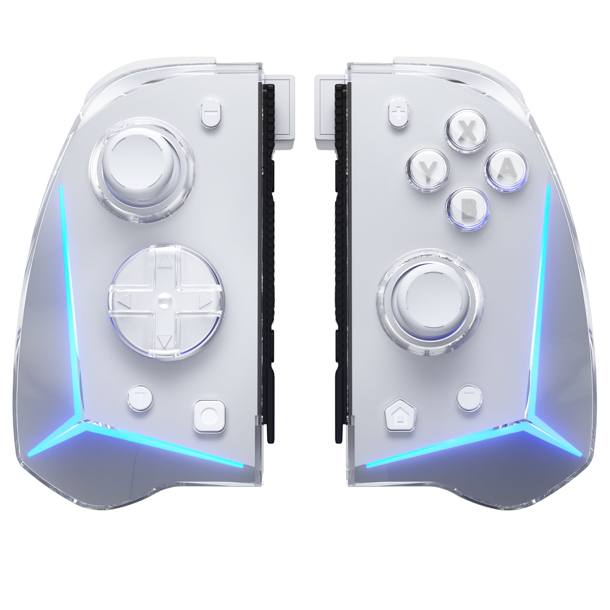 EasySMX Wireless Joypad (L/R) for Nintendo Switch, Switch Controller with RGB Lights/Hall Effect Sensors/Mechanical Buttons/Micro-Motor Vibration/NFC Function