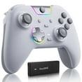 thumbnail image 1 of EasySMX Wireless PC Controller with Mute Buttons,Dual-Stage Vibration Triggers,8 Way D-Pad,Anti-drift Hall Joysticks, Multi-Platform Gaming Controller for PC/Switch/Switch 2/iOS/Android/Steam, 1 of 14