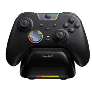 EasySMX X05 Pro Wireless Controller with Charging Dock Set   Hall Effect No Drift, Ultra Quiet Buttons, Dual Vibration Triggers, Multi-Platform for PC/Switch/Android/iOS