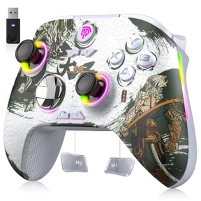 EasySMX X15 Wireless Controller for PC/Switch/Android/iOS/Tesla - Hall Effect Joysticks, 20H Gameplay, Turbo, 3-Speed Vibration, 1000mAh, ABXY Swappable