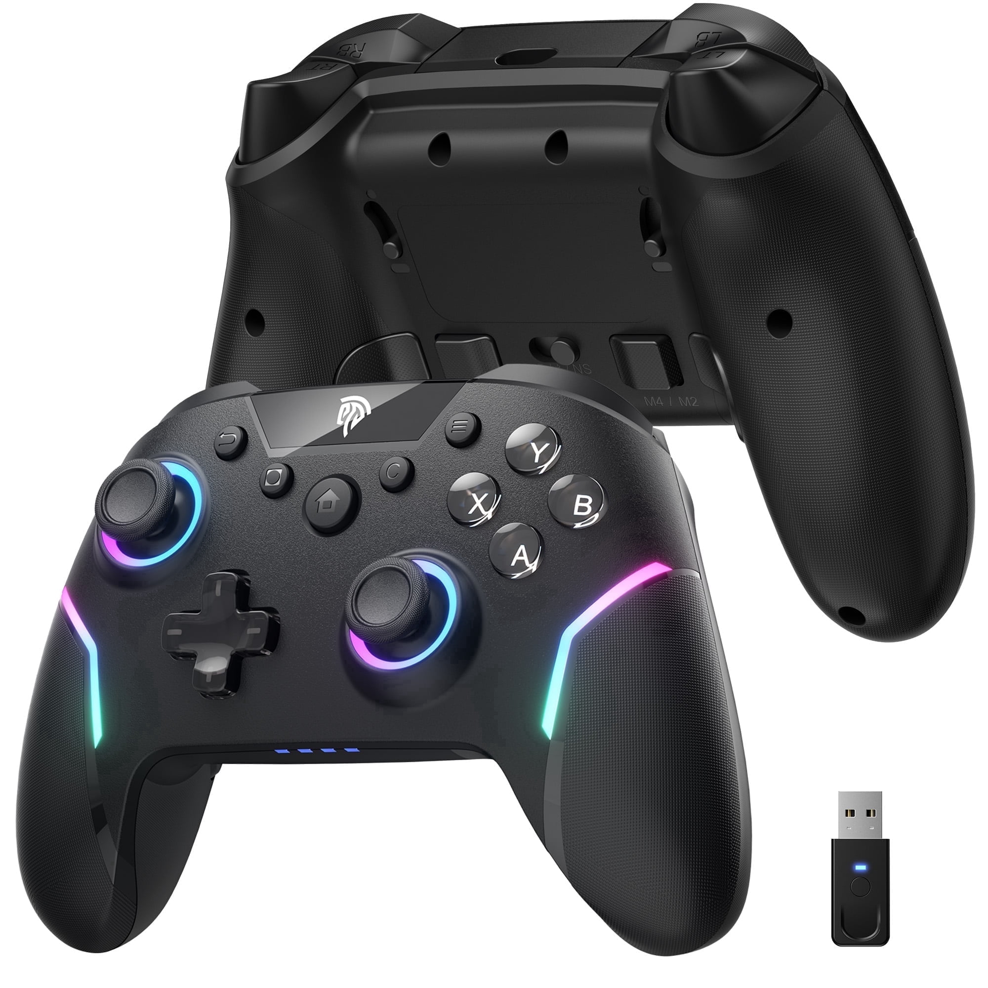 EasySMX X20 Wireless RGB Gaming Controller, 1000Hz Polling Rate ...
