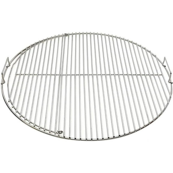 EasySpin Charcoal Grill Cooking Grate, 2-Zone Stainless Steel Hinged Replacement - 24 Inches by SnS Grills