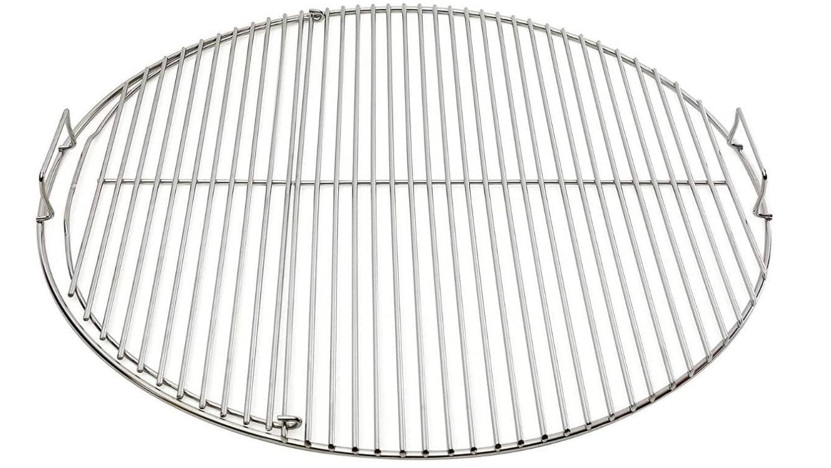 EasySpin Grill Cooking Grate, 2-Zone Stainless Steel Hinged Replacement - 22 Inches by SnS Grills