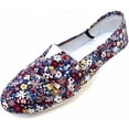 thumbnail image 1 of EasySteps Women's Canvas Slip-On Shoes with Padded Insole 308L Floral 10, 1 of 2