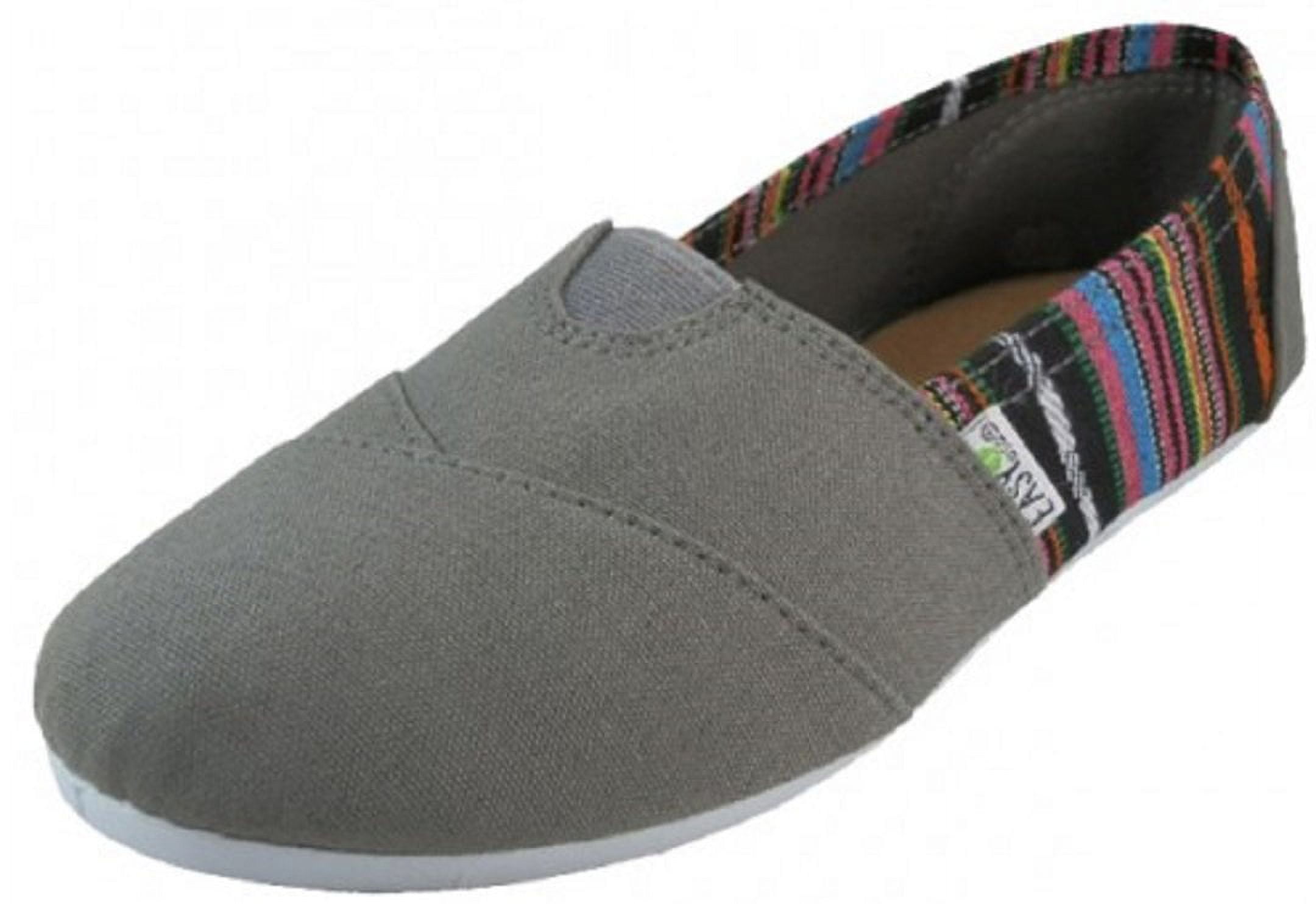 EasySteps Women's Canvas Slip-On Shoes with Padded Insole - Walmart.com